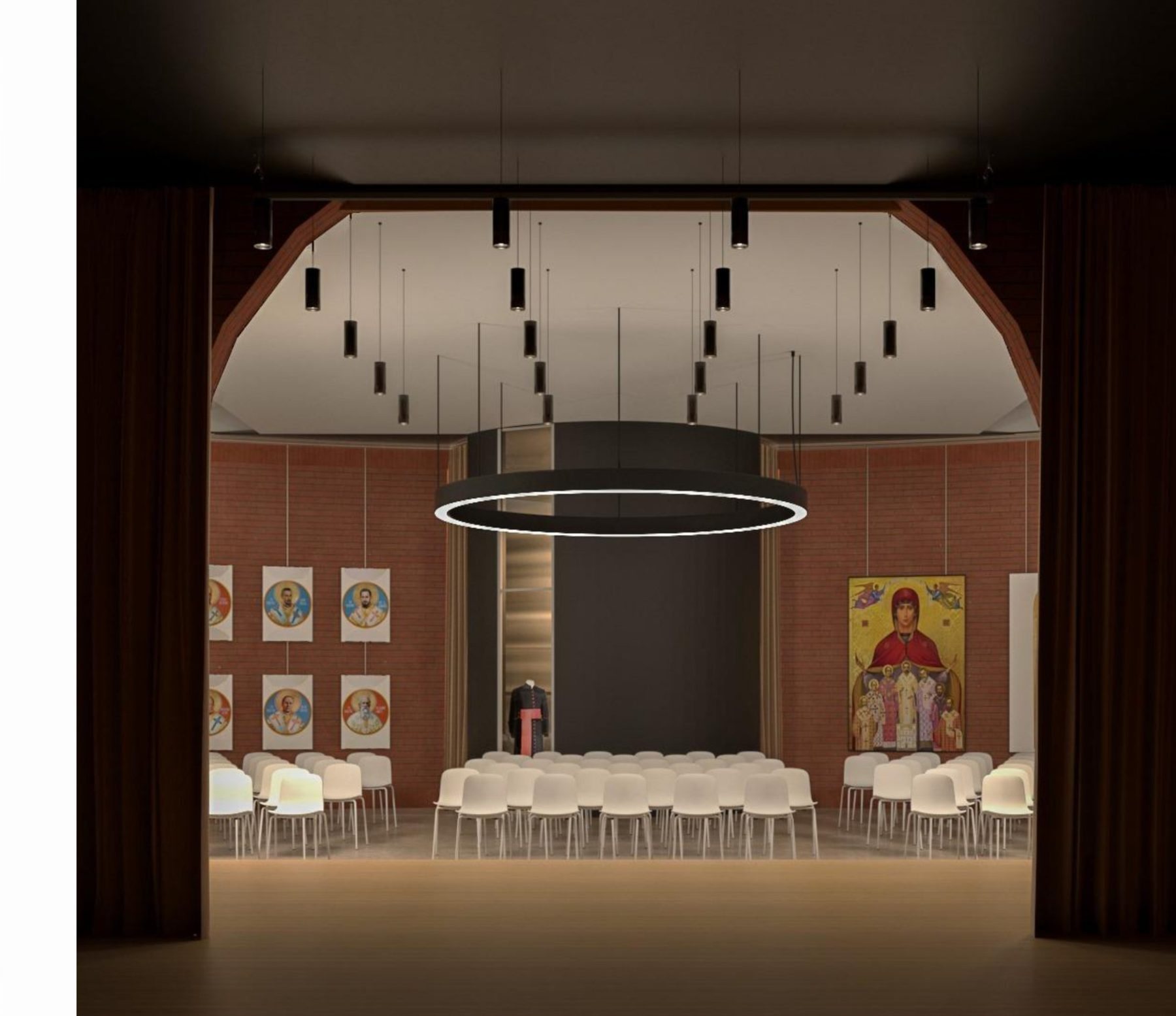 Sala văzută dinspre scenă