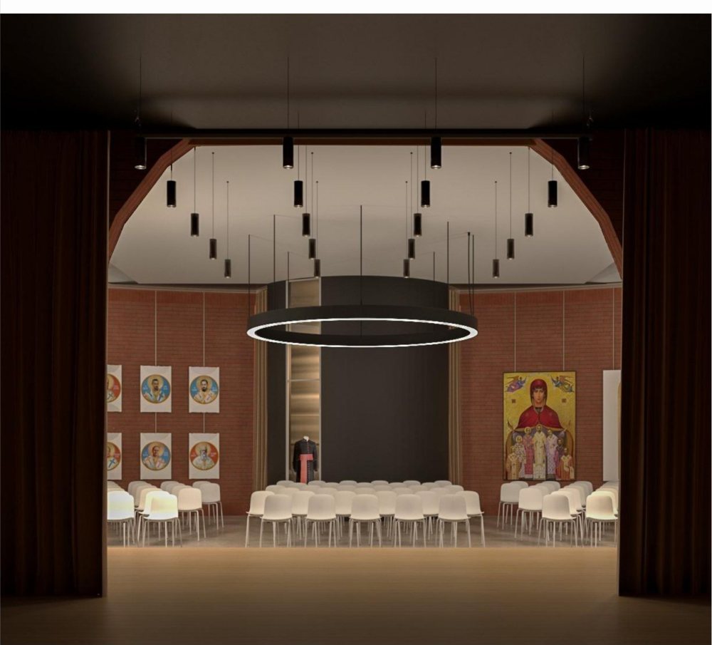 Proiect: sala văzută dinspre scenă